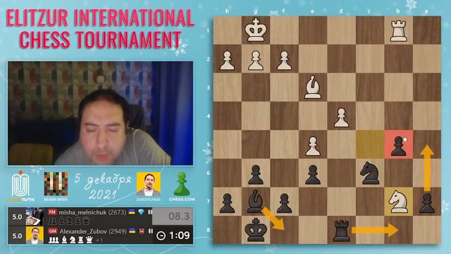 ПРИЗОВОЙ ТУРНИР! Elitzur International Chess Tournament | 5 декабря 2021 смотреть онлайн