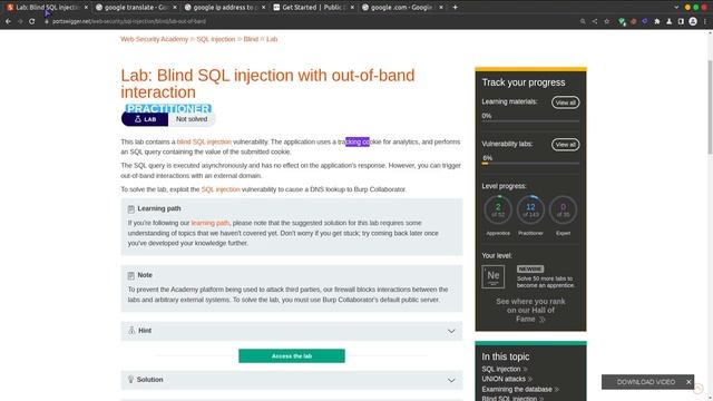 webHacking series | #portswigger |Solve Sql injection lab-15 |bangla| смотреть онлайн