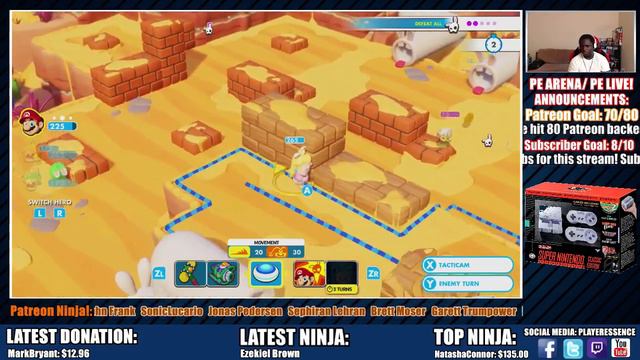 Mario + Rabbids Kingdom Battle 100% Playthrough #4 (Replay) | PE LIVE! смотреть онлайн