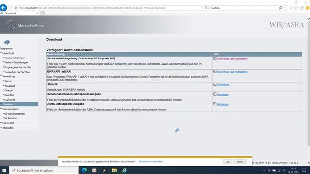 Mercedes WIS 10.2020 Installation