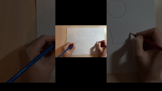 Рисование двумя руками для детей смотреть онлайн