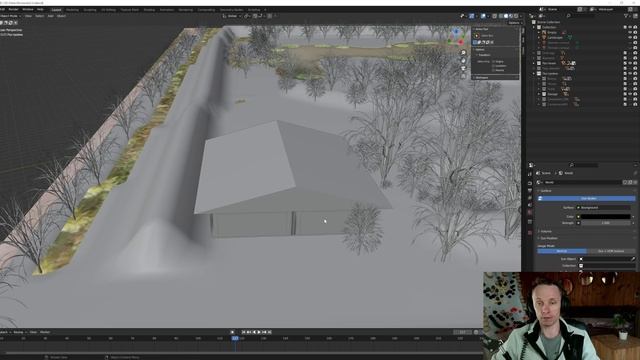 Самое лучшее место для гаража на поместии #родовоепоместие #поместье #блендер #планировкаучастка смотреть онлайн