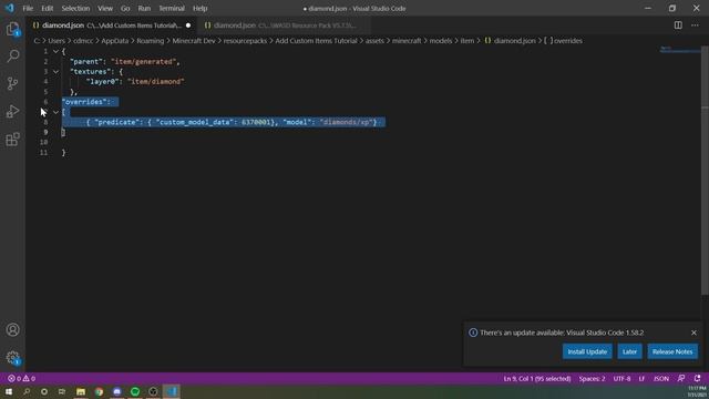 Adding Custom Items to Minecraft. Datapacks Tutorial 3 смотреть онлайн