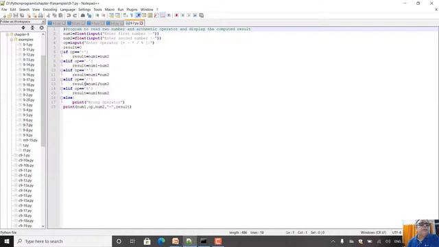 Python class X1 chapter 9 Flow of Control if-elif смотреть онлайн