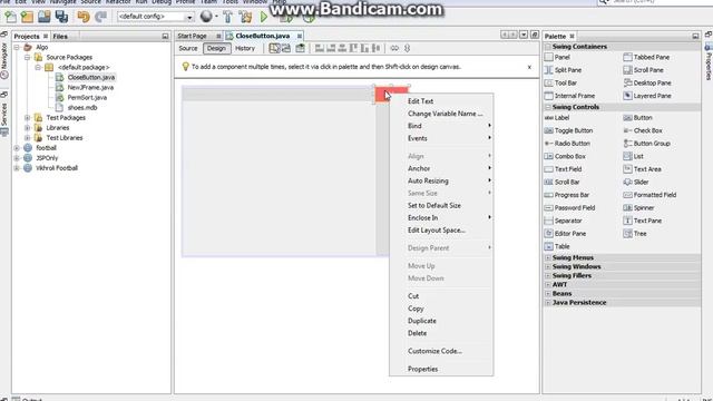 Java Netbeans : Create A Close Button Like Windows 8/8.1/10 Using Java | JFrame JLabel смотреть онлайн