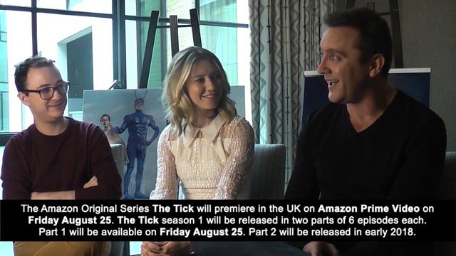 Interview: Peter Serafinowicz, Valorie Curry, Griffin Newman | The Tick (The Fan Carpet) смотреть онлайн