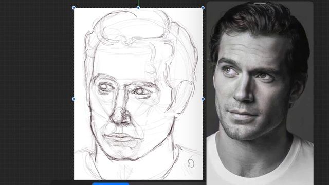 Portrait Sketching Practice Reference Image - How to sketch a portrait step by step смотреть онлайн