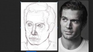 Portrait Sketching Practice  Reference Image - How to sketch a portrait step by step