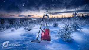 Vacuum Cleaner on a Blizzard Storm Sound   ''White Noise'' Sound for Sleep, Study & Relax