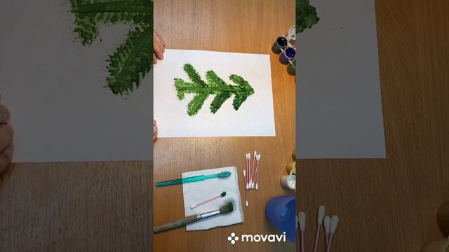 Нетрадиционное рисование для дошкольников Елочка смотреть онлайн