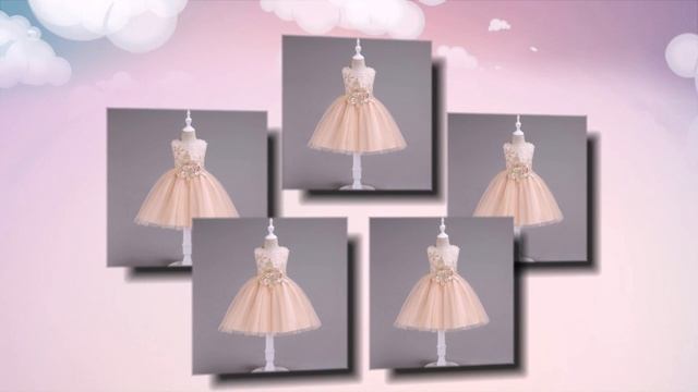 Детские платья на праздник. Пышные модели с красивыми оборками смотреть онлайн