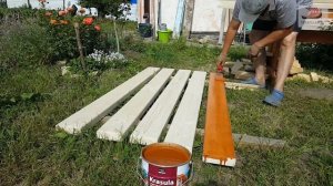 #222 Садовая скамейка из дерева своими руками/Wooden garden bench