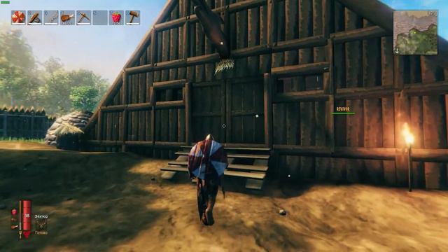 ОБЗОР НА ДОМ В VALHEIM. КАК ПОСТРОИТЬ ДОМ В VALHEIM ? смотреть онлайн