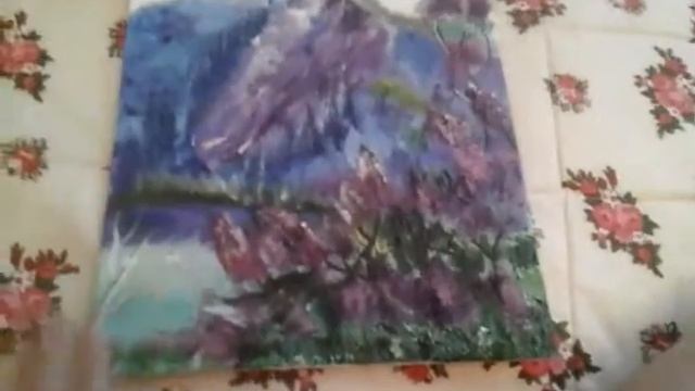 Мои картины масляными красками и гуашью.