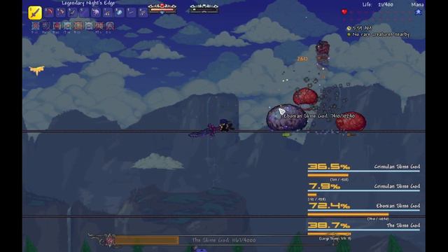 Death Mode True Melee - The Slime God [Terraria Calamity] смотреть онлайн