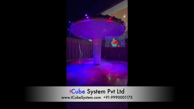 Manar Mall, Ras Al-Khaimah UAE. tCube Graphical Programmable Digital Water Curtain India, UAE смотреть онлайн