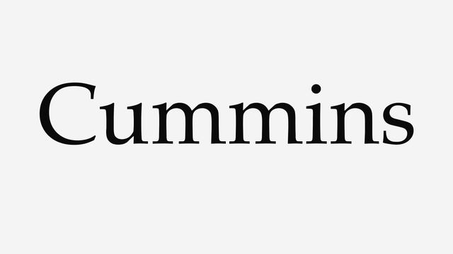How to Pronounce Cummins смотреть онлайн