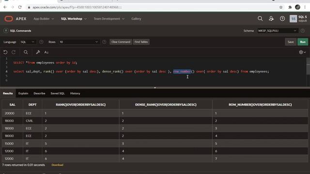 SQL Rank functions in Tamil смотреть онлайн