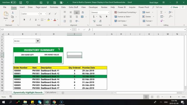 Dynamic Shape Display in Your Excel Dashboard смотреть онлайн