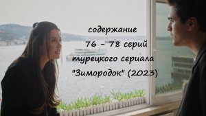 Содержание 76, 77 и 78 серий турецкого сериала «Зимородок» (РФ, 2023)