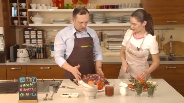'Бизнес и Мясо' с Оксаной Уваровой в кулинарной студии Анетти смотреть онлайн
