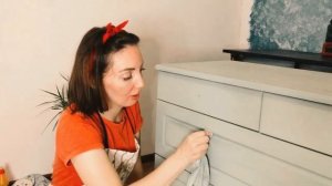 Как покрасить комод - техника «смывка» diy переделка старой мебели