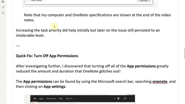 ?Fix OneNote Screen Blinking On Windows 10: Remove App Permissions