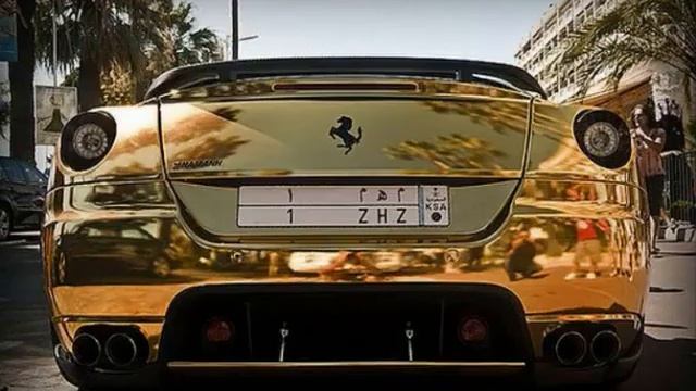 GOLD FERRARI 599 HAMANN ! plaqué OR ! смотреть онлайн