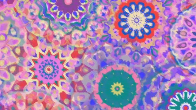 Ornate Mandala Animation, Groovy Music (epilepsy warning) смотреть онлайн