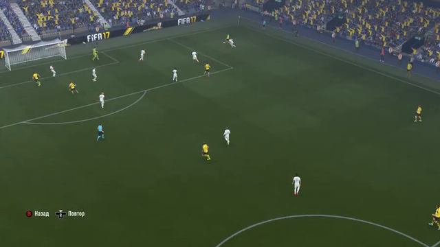 Красивый гол из FIFA 17 смотреть онлайн
