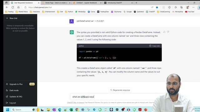 LEARNING PYTHON USING CHATGPT (FUTURE OF INTERNET SEARCH) смотреть онлайн