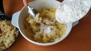 Картофельные пирожки с капустой на сковороде (можно запечь) мои фирменные!