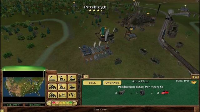 Railroad Tycoon 3 how to get started and making money let's play 1 episode смотреть онлайн
