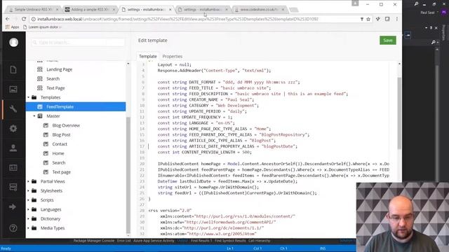 Simple Umbraco RSS XML Feed Example смотреть онлайн