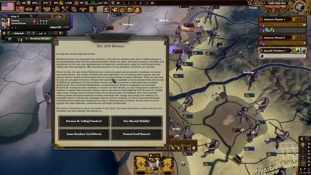Social Democracy And A FEMALE PRESIDENT? Hearts of Iron 4 - Red Flood: USA (Cox/Flynn) #1 смотреть онлайн
