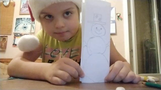 Новогодние снеговики из бумаги ... смотреть онлайн