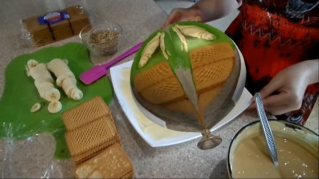 Торт из печенья без выпечки. Быстрый торт без выпечки смотреть онлайн