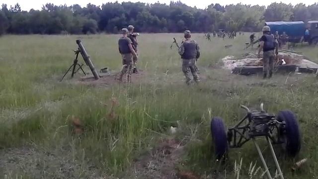 Стрельба с миномета 120мм смотреть онлайн