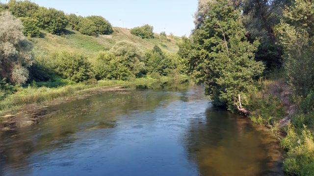 Уварово. Поездка на городской пляж в поисках голавля река Ворона. смотреть онлайн