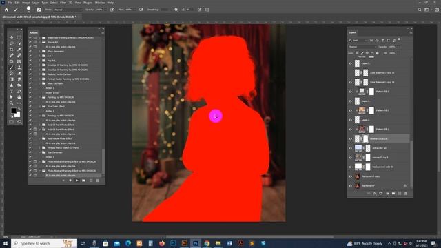 Easy Realistic Abstract Painting Photoshop Actions Tutorial смотреть онлайн