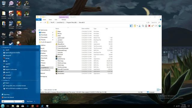 Warcraft III Black Menu Screen Fix (Win10) смотреть онлайн