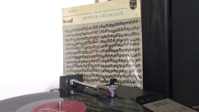 Bach - Violin Sonata No. 1 BWV1001 Grumiaux VINYLレコード RIP Rare HiFi Stereo First Press