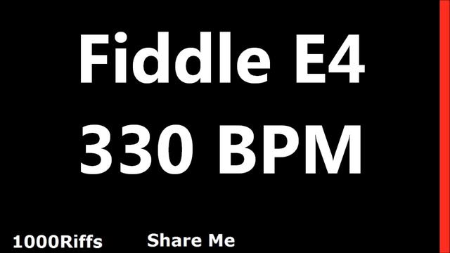 Fiddle E4 Metronome : 330 BPM смотреть онлайн