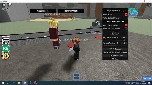 [WORKING!] ROBLOX NINJA TYCOON SCRIPT GUI | AUTOBUILD, AUTOFARM & MORE | PASTEBIN 2021 смотреть онлайн