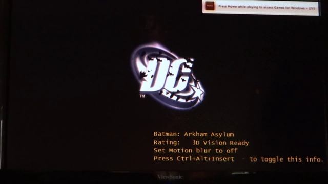 Setup- Nvidia Stereoscopic 3D-Vision-Batman Arkham Asylum- Discover Glasses смотреть онлайн