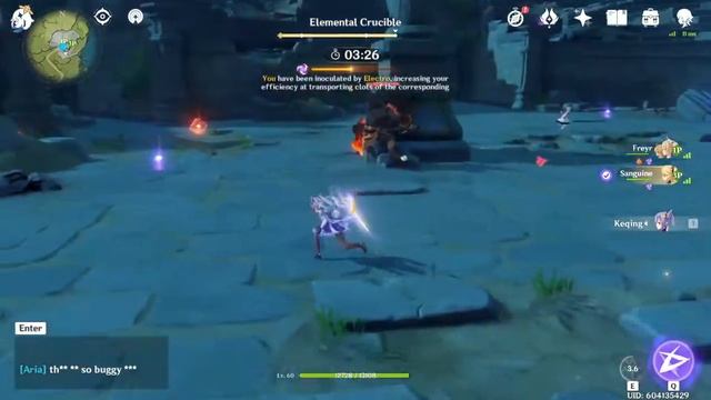 Genshin Impact Elemental Crucible Game Breaking Bug смотреть онлайн