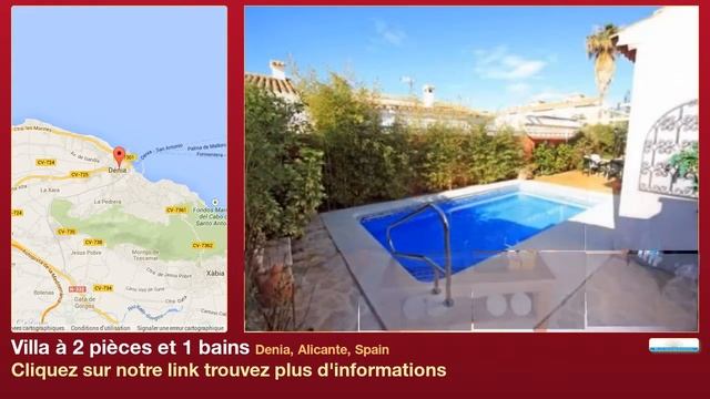 Villa à 2 pièces et 1 bains à vendre à Denia, Alicante, Spain смотреть онлайн