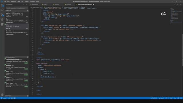 Vue JS. Simple Pagination