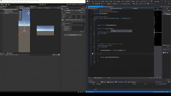 How to GENERATE RANDOM NUMBERS in Unity, access a RANDOM ELEMENT from an ARRAY