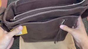 Сумка-планшет из натуральной кожи Apache СМ-4013-А-кор кожаная сумка кросс-боди